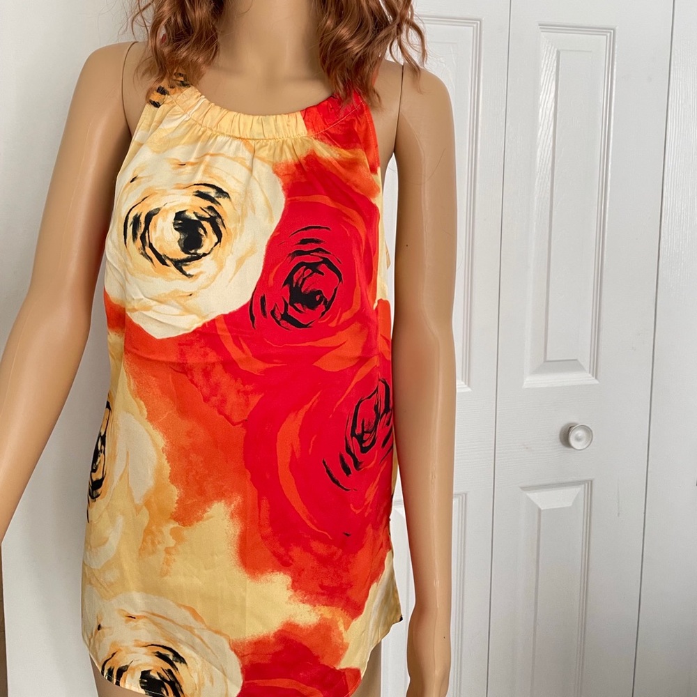 White House Black Market Vibrant Top